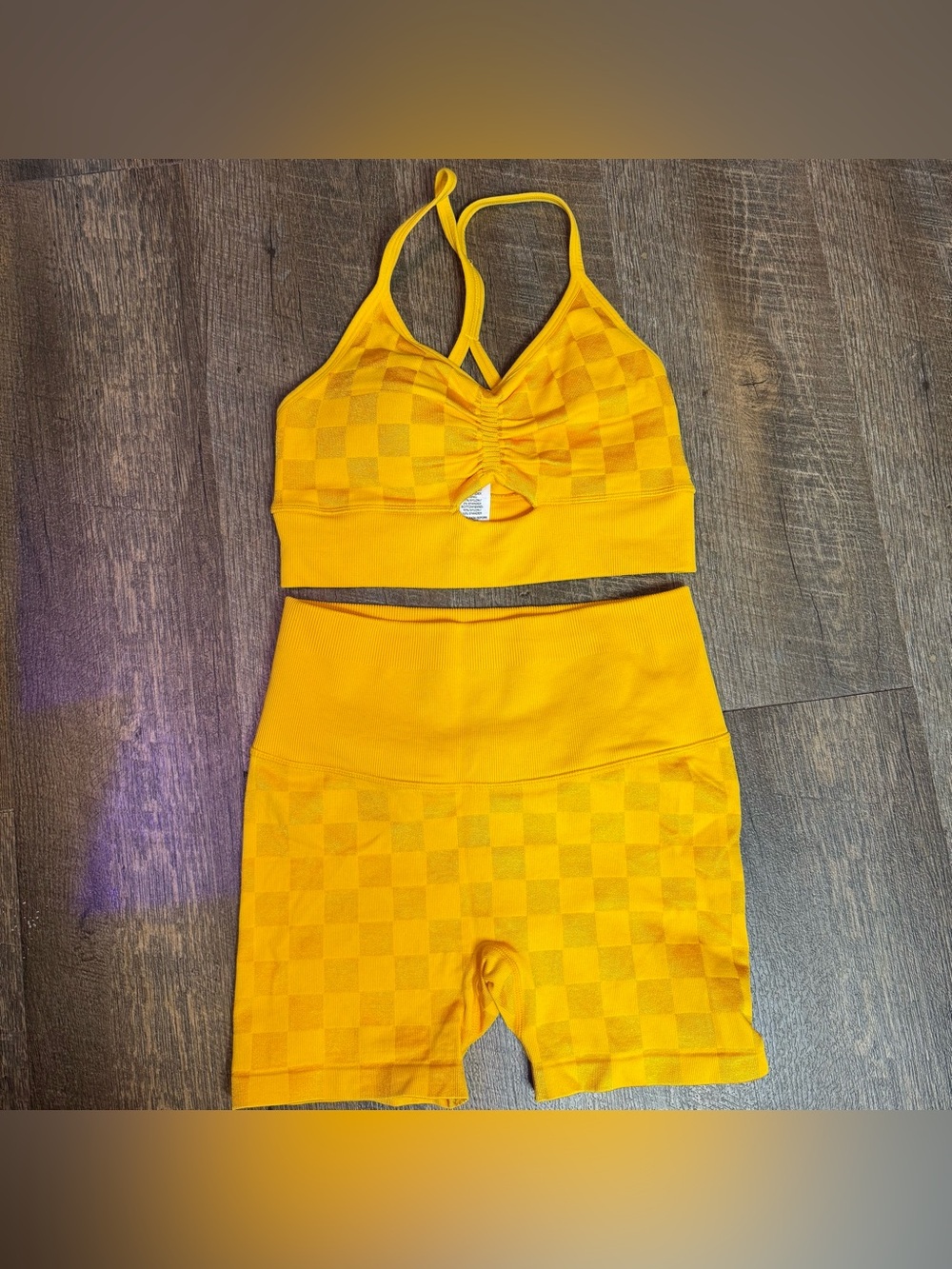 JoyLab Women’s Set Bundle Lot (pink bodysuit, blue and yellow sets) - Picture 7 of 8